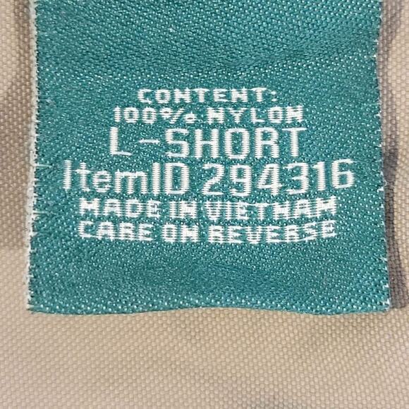 LL Bean Pants Nylon Hiking Convertible Gorpcore Tan Size Large 38X29 - Picture 5 of 14